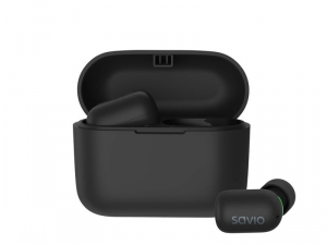 Słuchawki bezprzewodowe SAVIO TWS-09 (Czarny)
