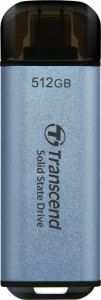 Pendrive TRANSCEND TS512GESD300C (512 GB /Czarno-niebieski )