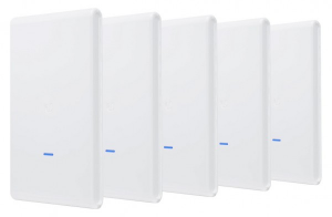 UBIQUITI UAP-AC-M-PRO-5 UNIFI MESH ACCESS POINT, 5-PACK, DUAL-BAND, 3X3 MIMO, POE, 22DBM 
