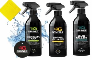 ZESTAW GRUNEE 3x0,5L - Ceramic QD + Shiny Glass + Bug Killer