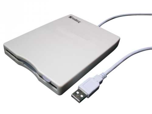 Zewnętrzna stacja dyskietek SANDBERG USB Floppy Mini Reader 133-50