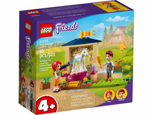 LEGO 41696 Friends - Kąpiel dla kucyków w stajni
