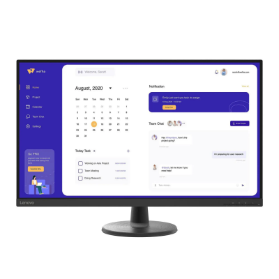Monitor LENOVO 63DAGAT2EU (31.5&quot; /VA /60Hz /3840 × 2160 /Czarny)