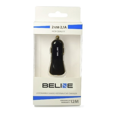 Ładowarka BELINE 1x USB 2.0 Czarny Beli0003