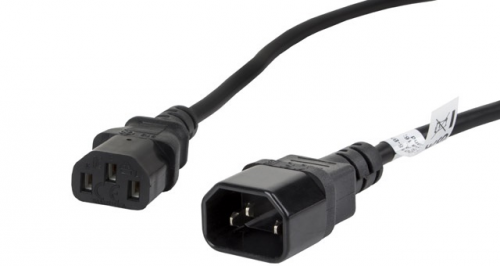Kabel zasilający LANBERG IEC-320 C13 1.8m. CA-C13E-11CC-0018-BK
