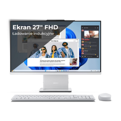 Komputer All-in-One LENOVO IdeaCentre AIO 27IRH9  (27&quot;/I5-13420H/integ/16GB/SSD512GB/W11/Biały)