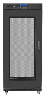 SZAFA INSTALACYJNA RACK STOJĄCA 19&quot; 22U 800X800 CZARNA DRZWI PERFOROWANE LCD LANBERG (FLAT PACK)