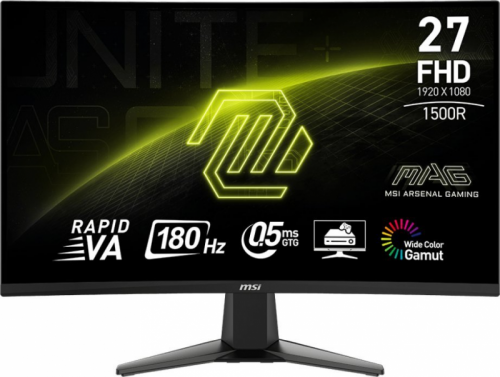 Monitor MSI MAG 27C6F (27&quot; /VA /180Hz /1920 x 1080 /Czarny)