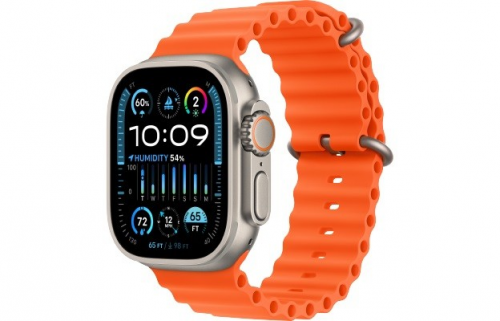Watch Ultra 2 GPS + Cellular 49 mm APPLE watchOS 10 Srebrno-pomarańczowy