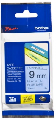 Taśma BROTHER Czarny TZe-521