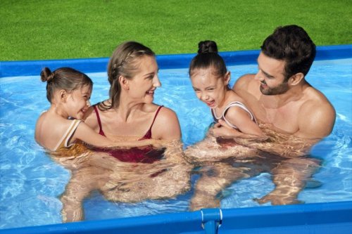 Bestway 56403 Basem stelażowy Steel Pro prostokątny 2.59m x 1.70m x 61cm