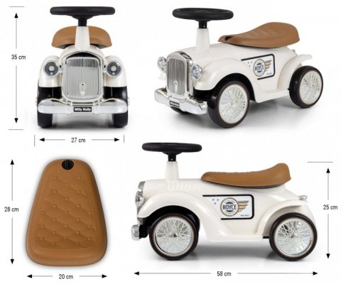 Milly Mally Pojazd Royce White