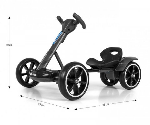 Milly Mally Pojazd na akumulator Gokart Bolt Black