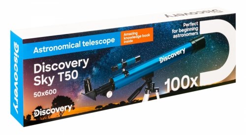 Teleskop Levenhuk Discovery Sky T50 z książką