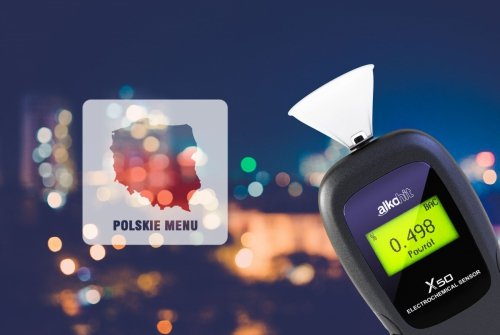 Alkomat Alkohit X50 w skrzyneczce aluminiowej