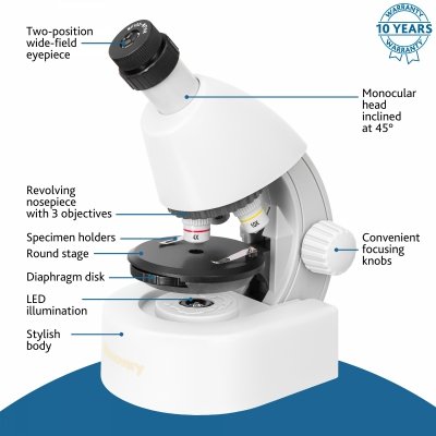 Mikroskop Levenhuk Discovery Micro z książką