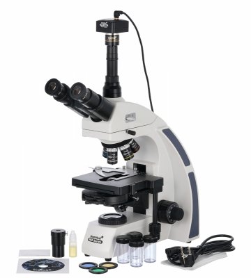 Trójokularowy mikroskop cyfrowy Levenhuk MED D45T
