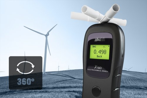 Alkomat Alkohit X50 w skrzyneczce plastikowej