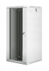 Szafa instalacyjna wisząca 19'' 27U 600X600mm szara (drzwi szklane) 