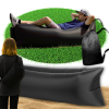 Sofa Lazy Bag czarny materac dmuchany