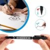 Marker czarny wodoodporny dwustronny 1/0,5 mm