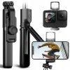 Kij do selfie z lampą statyw pilot bluetooth