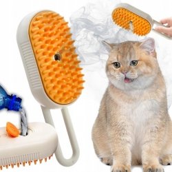 Szczotka parowa dla kota i psa elektryczna do pielęgnacji sierści