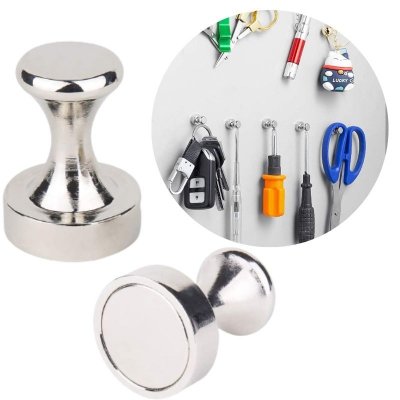 Magnesy neodymowe push pin mocne pionki na lodówkę 16 sztuk