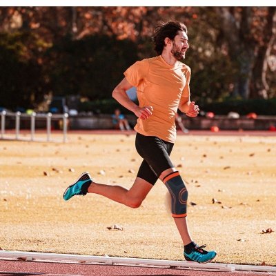 Stabilizator kolana XL orange - orteza opaska uciskowa