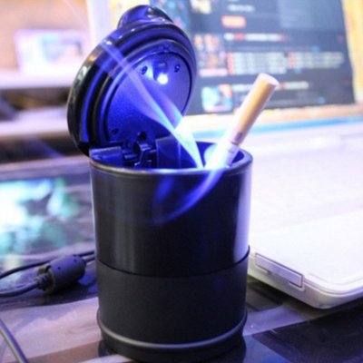 Popielniczka samochodowa LED mini kosz