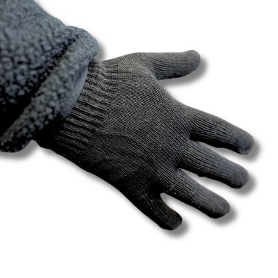 Rękawiczki zimowe ciepłe czarne M/L