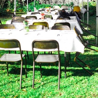 Obrus jednorazowy PEVA 137x274 cm biały