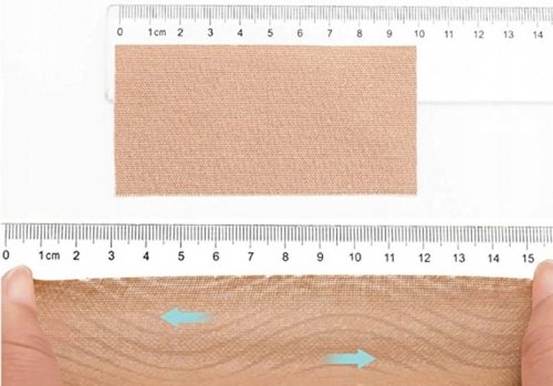 Taśma do ciała beżowa unosząca biust 5mx5cm
