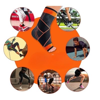 Opaska stabilizator stawu skokowego XORANGE – orteza kostki, opaska na kostkę