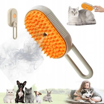 Szczotka parowa dla kota i psa elektryczna do pielęgnacji sierści