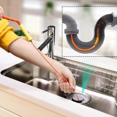 Spirala do udrażniania rur 360° przetykacz mechaniczny