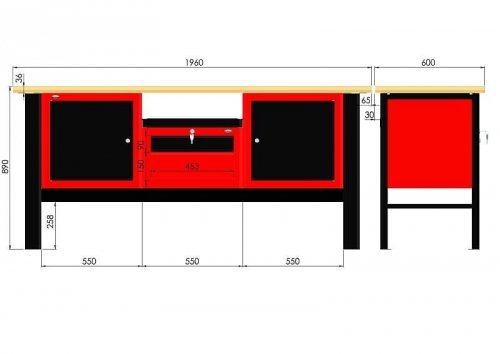 Stół warsztatowy N-3-22-01