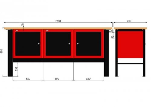 Stół warsztatowy N-3-18-01