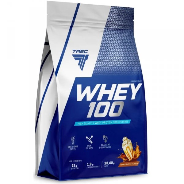  Trec Whey 100 2275g Masło Orzechowe