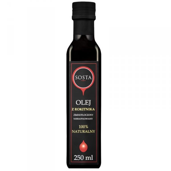 Olej z Rokitnika 250ml Sosta Tłoczony na Zimno