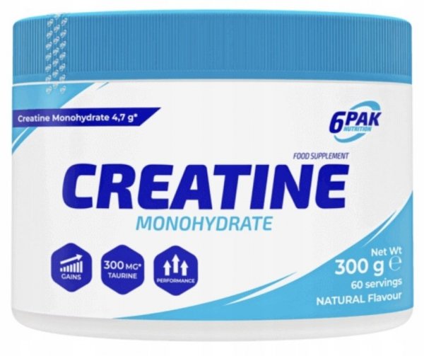 Kreatyna Creatine Monohydrate Pure 300g Naturalna