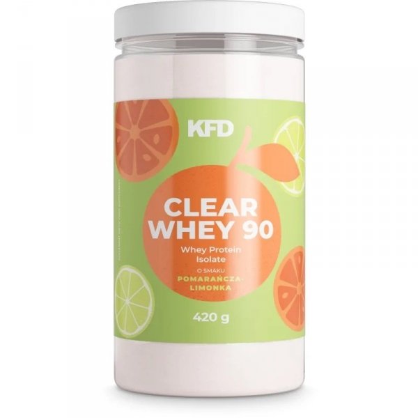 KFD Clear Whey 90 420g Pomarańcza-Limonka