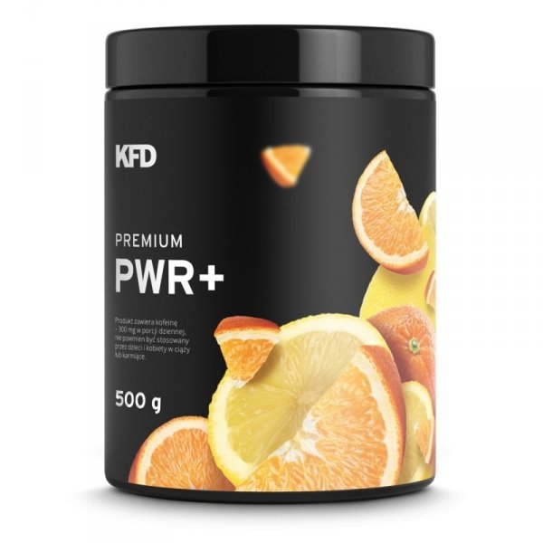 Przedtreningówka Pre-Workout+ KFD Premium 500 g Pomarańcza-Cytryna