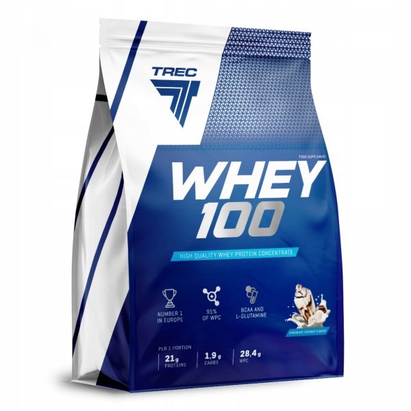  Trec Whey 100 2275g Czekolada-Kokos