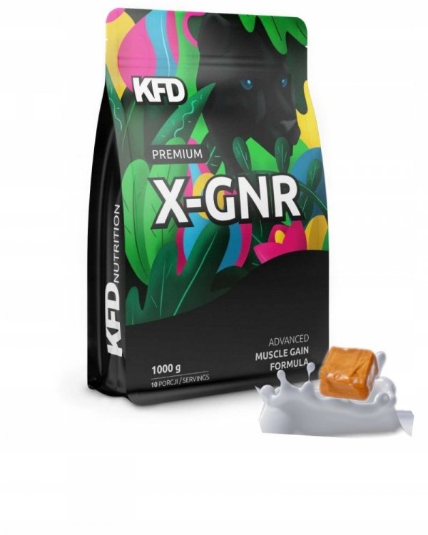X-Gainer KFD 1000 g Karmelowo-Mleczny