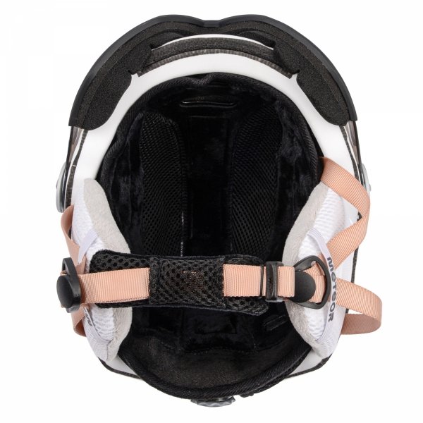 Kask Narciarski Meteor Holo roz. S 53-55 cm Biały foto3