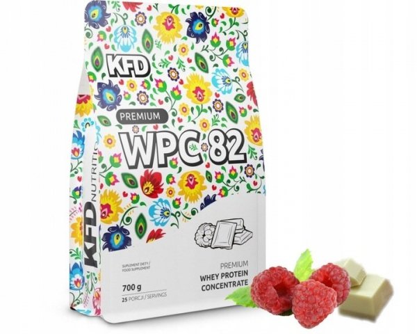 KFD Premium WPC 82 700 g Biała Czekolada-Malina