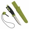 Nóż Mora Companion Spark zielony z kaburą