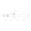 Luneta celownicza Hawke Frontier 30 5-30x56 SF IR Mil Pro 20x