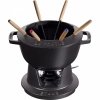 Zestaw Do Fondue 20 Cm, Czarny Staub